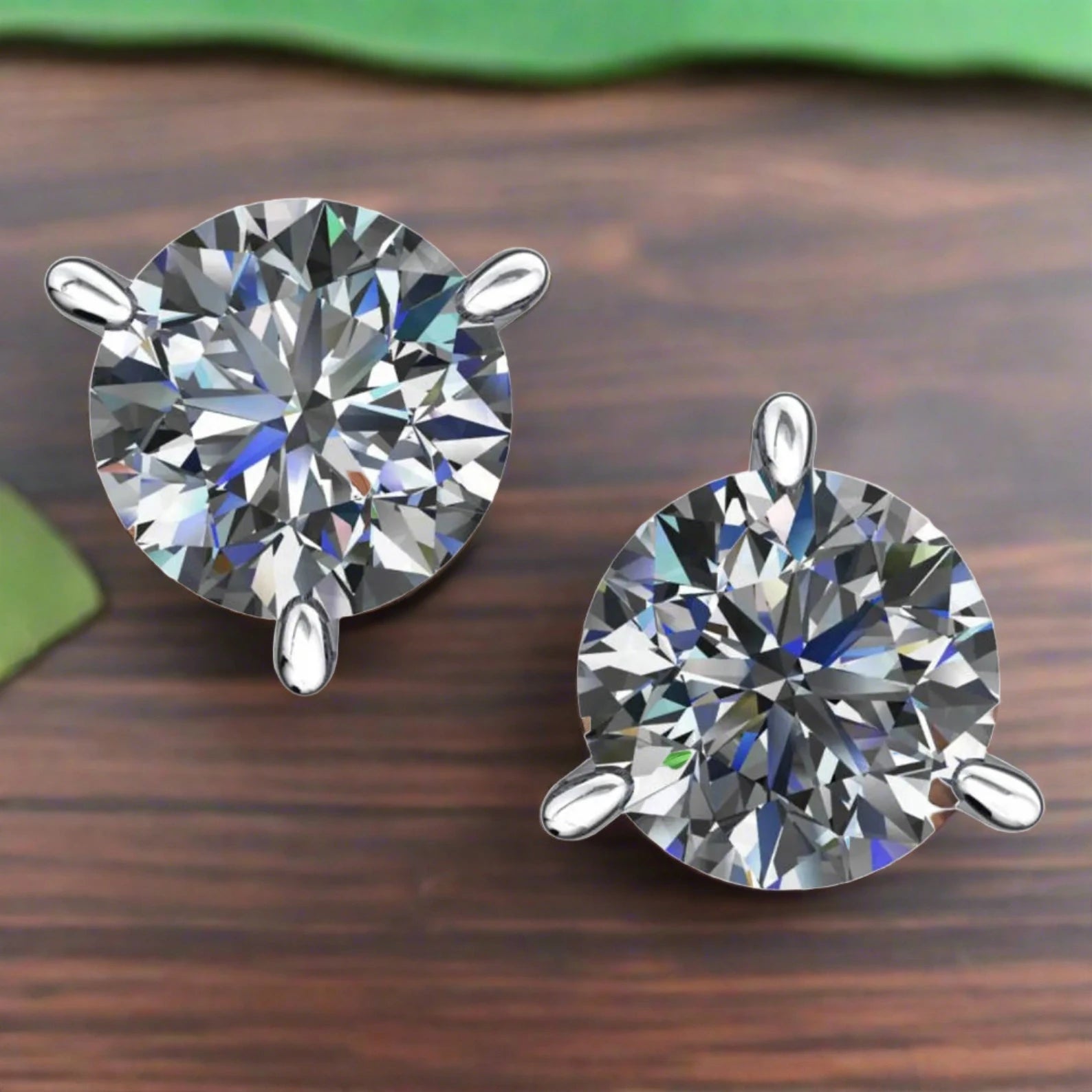 Moissanite dimond outlet earrings