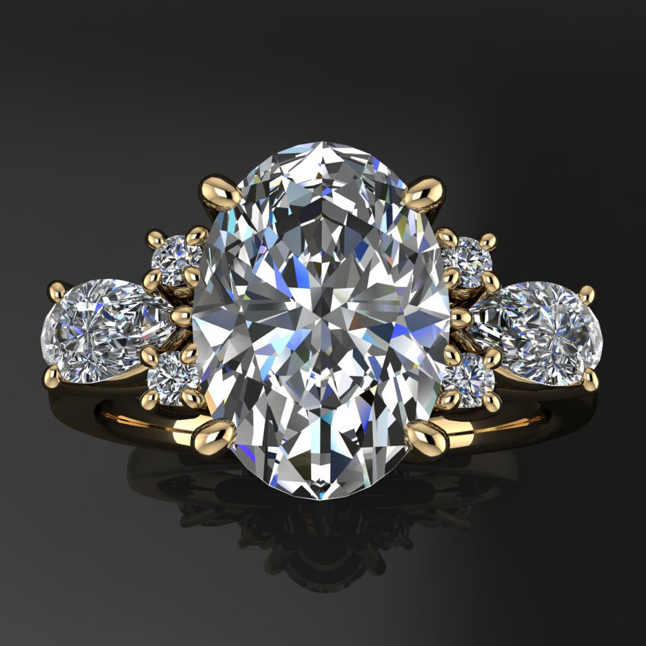 Moissanite Engagement Rings | Lab Grown Diamond Rings | J. Hollywood ...