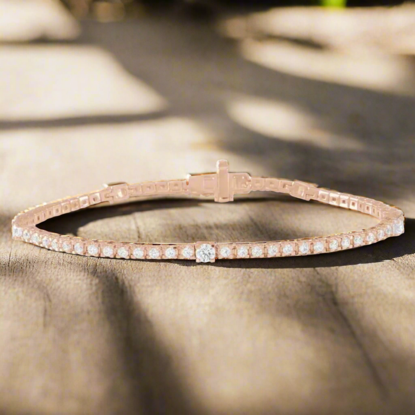 lab grown diamond tennis bracelet - 1.75 carat, diamond bracelet