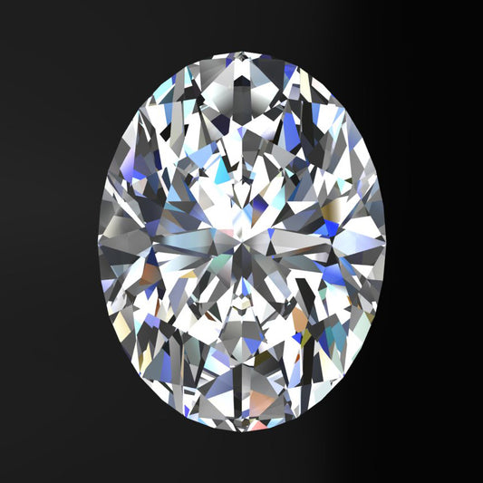 ZAYA Moissanite - oval moissanite, loose stone