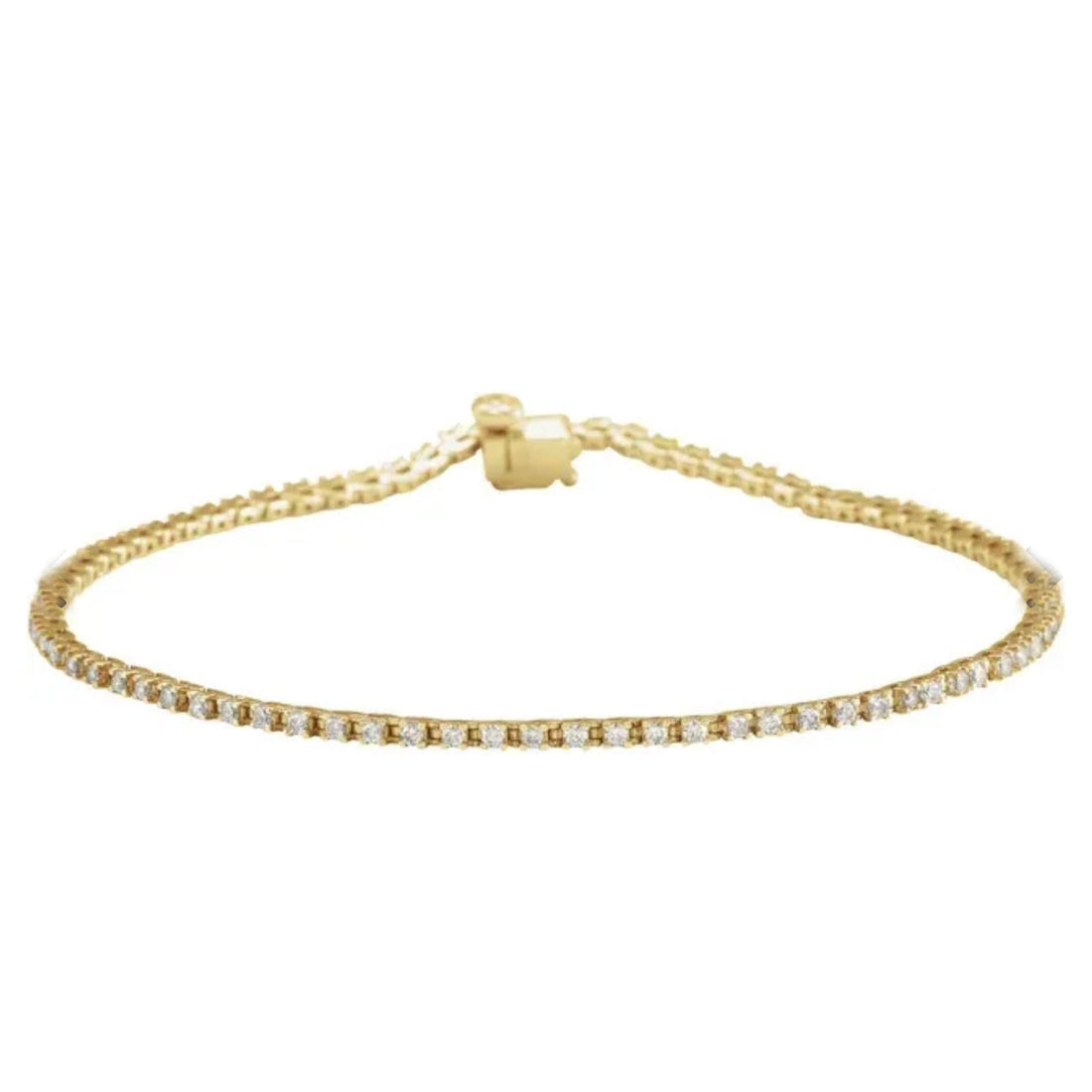 lab grown diamond tennis bracelet - 1 carat, diamond bracelet – J ...